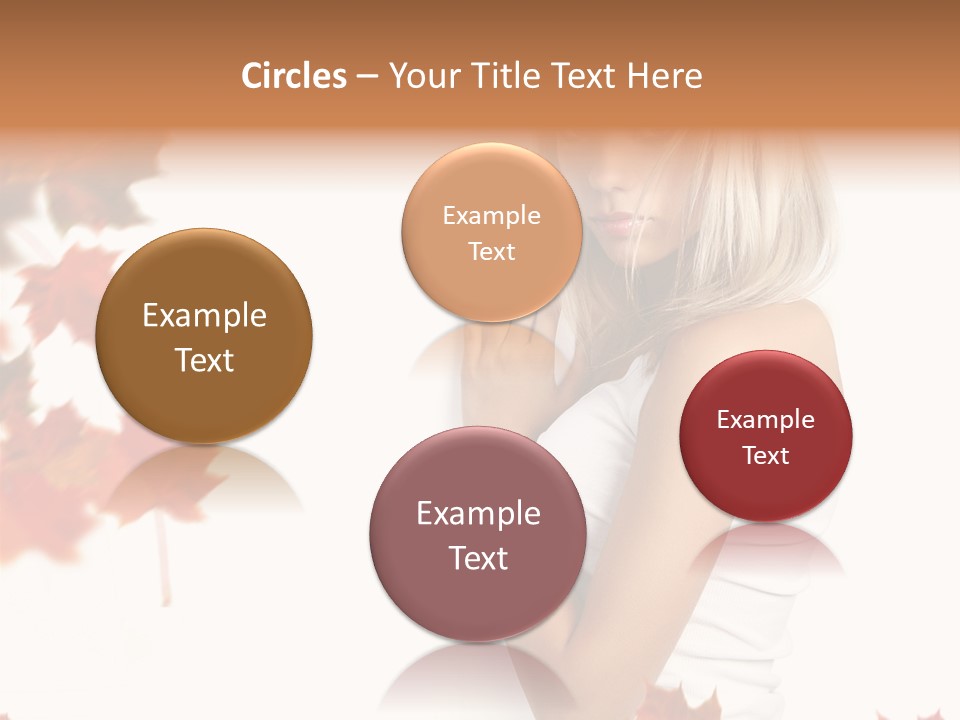 Poster Copy Space Woman PowerPoint Template