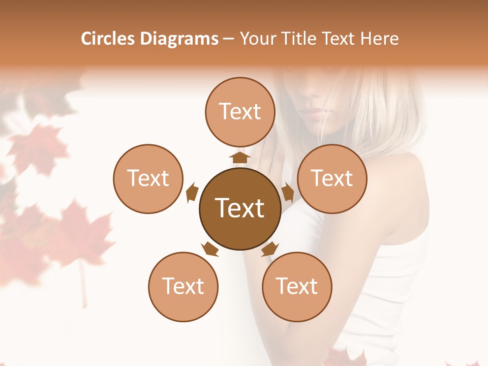 Poster Copy Space Woman PowerPoint Template