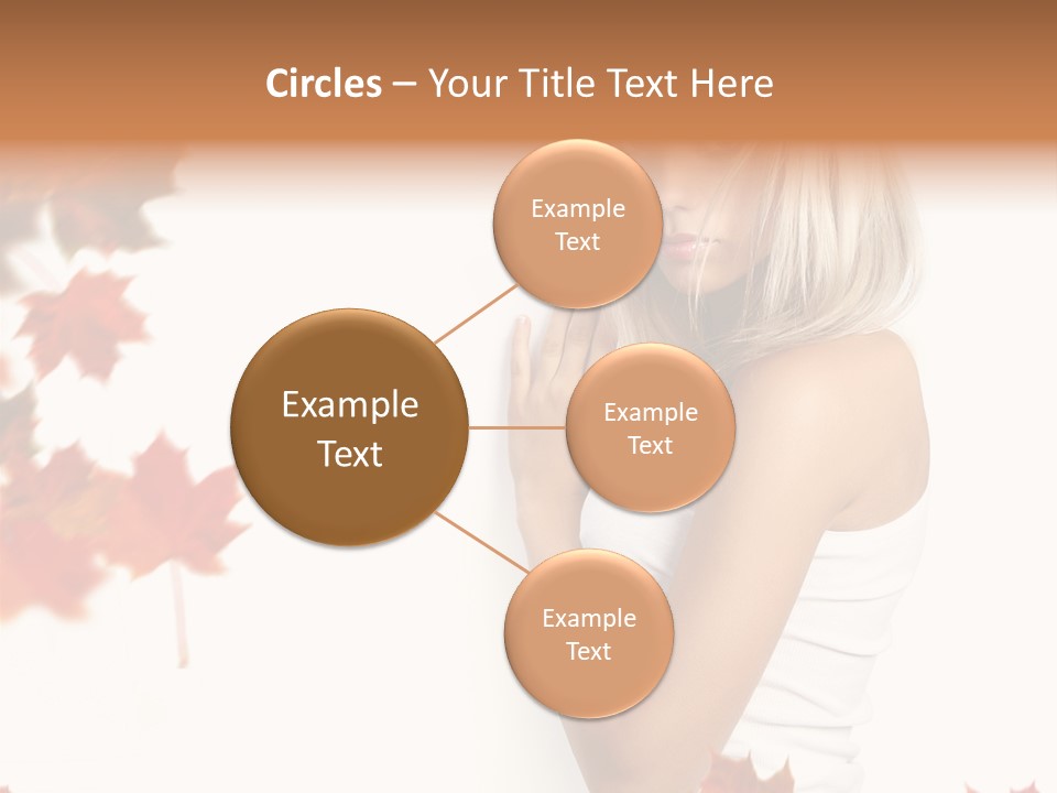 Poster Copy Space Woman PowerPoint Template