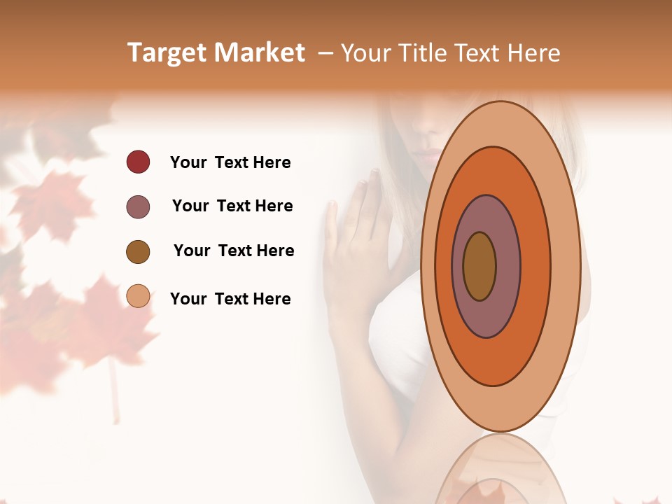 Poster Copy Space Woman PowerPoint Template