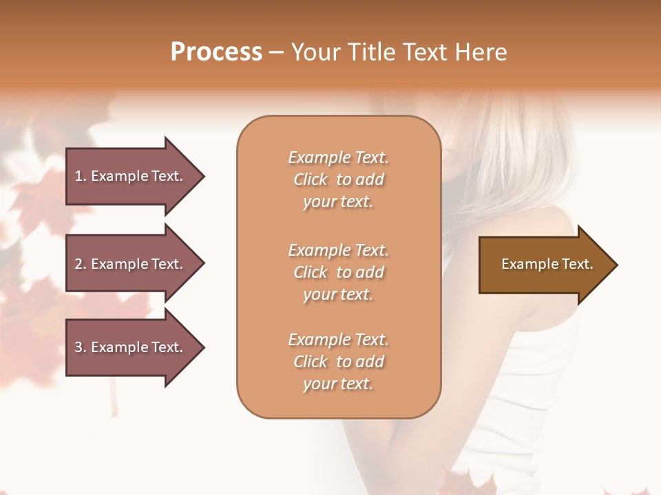 Poster Copy Space Woman PowerPoint Template