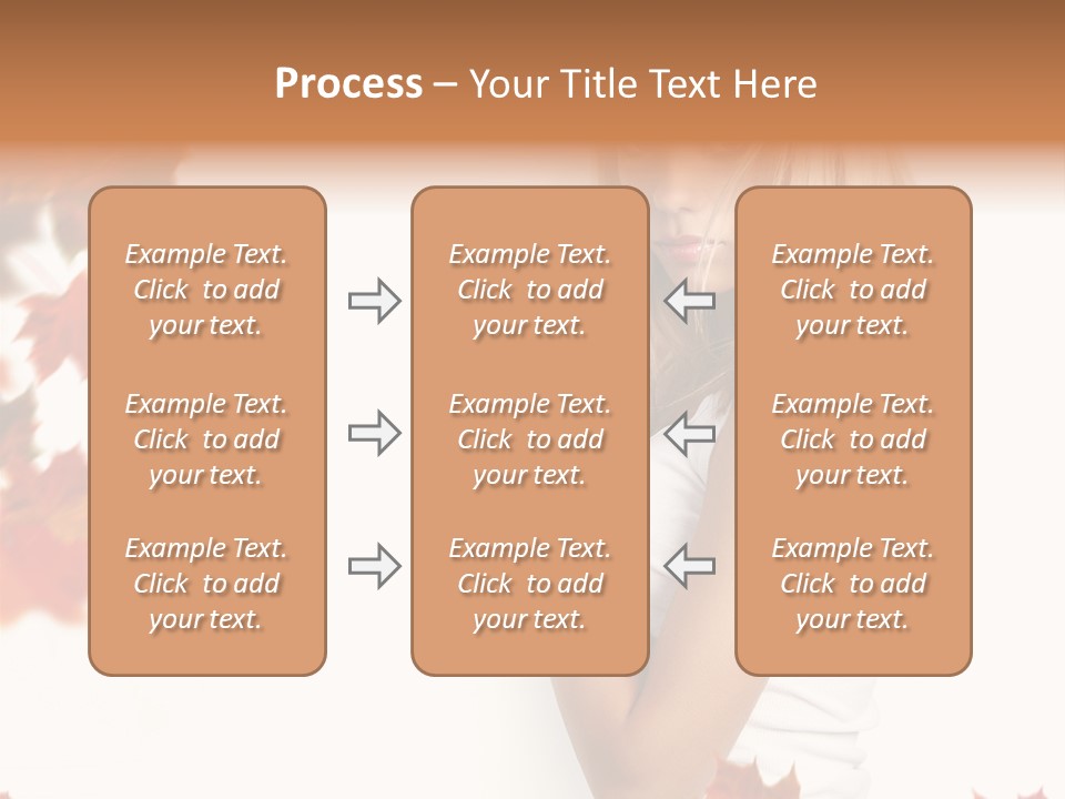 Poster Copy Space Woman PowerPoint Template