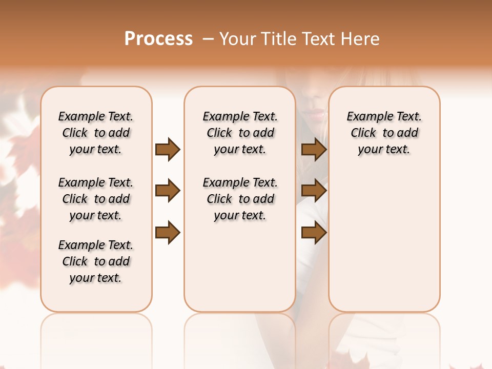 Poster Copy Space Woman PowerPoint Template