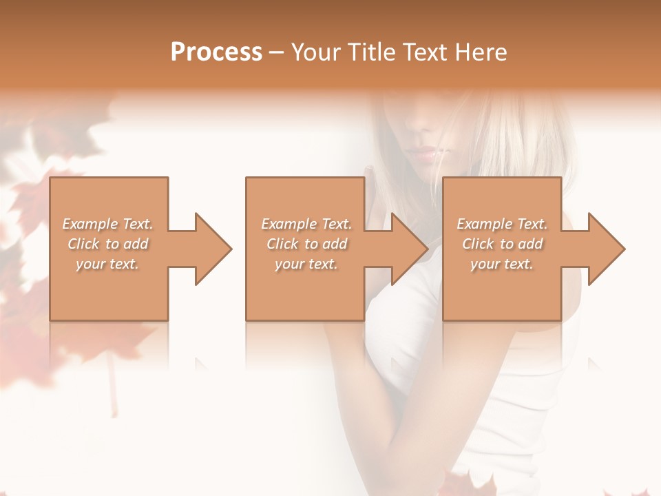 Poster Copy Space Woman PowerPoint Template