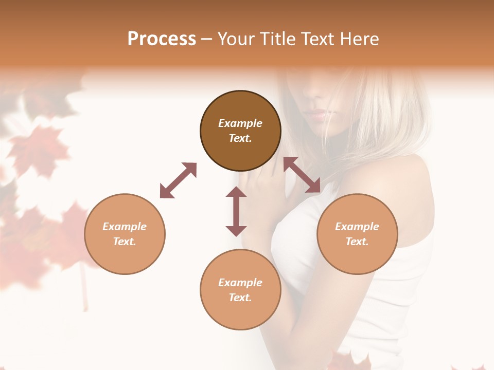 Poster Copy Space Woman PowerPoint Template