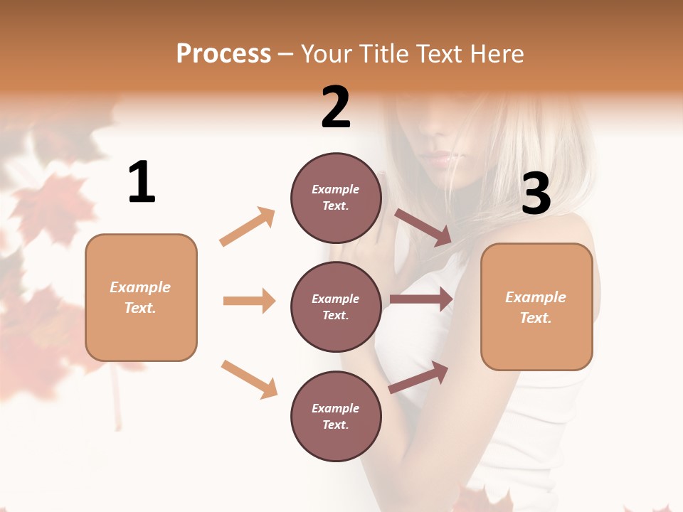 Poster Copy Space Woman PowerPoint Template