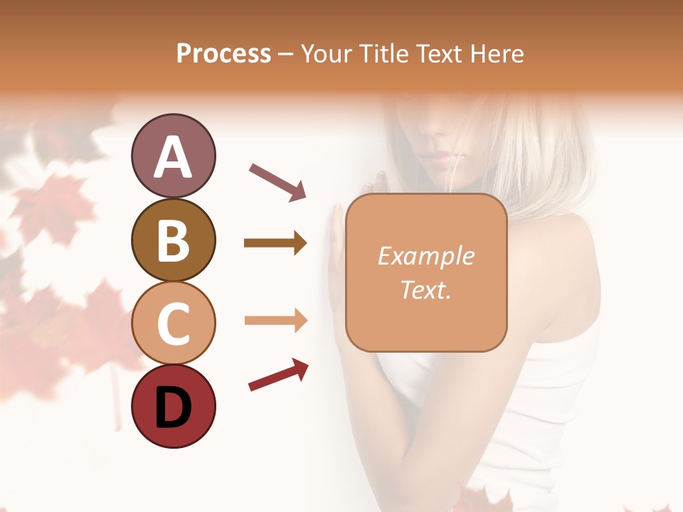 Poster Copy Space Woman PowerPoint Template