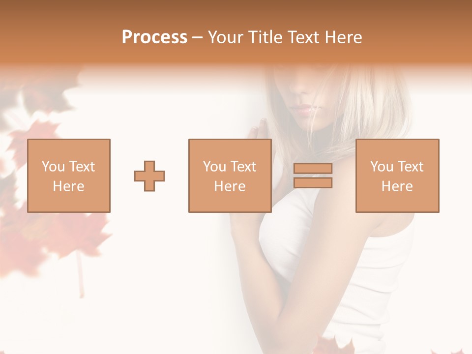 Poster Copy Space Woman PowerPoint Template