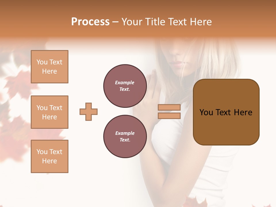 Poster Copy Space Woman PowerPoint Template