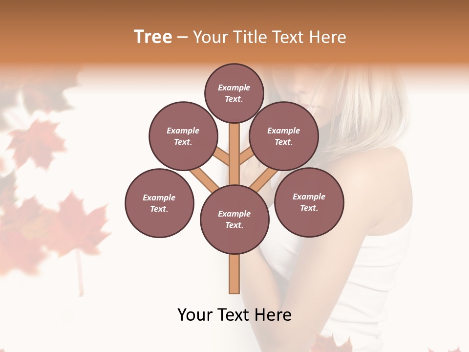 Poster Copy Space Woman PowerPoint Template