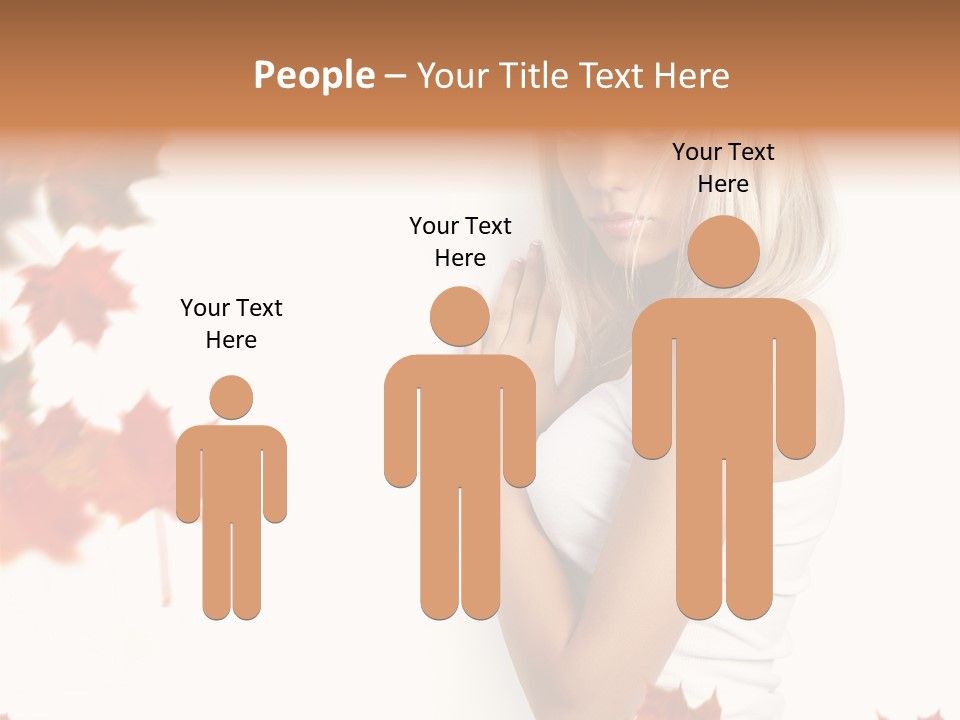 Poster Copy Space Woman PowerPoint Template