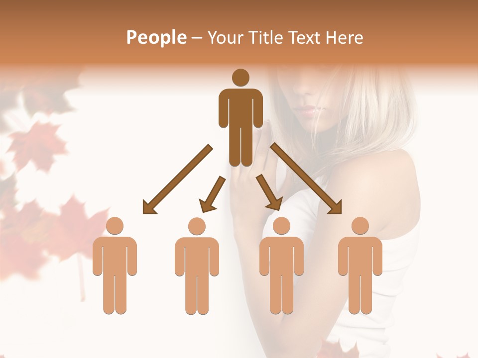 Poster Copy Space Woman PowerPoint Template