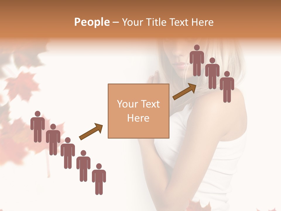 Poster Copy Space Woman PowerPoint Template