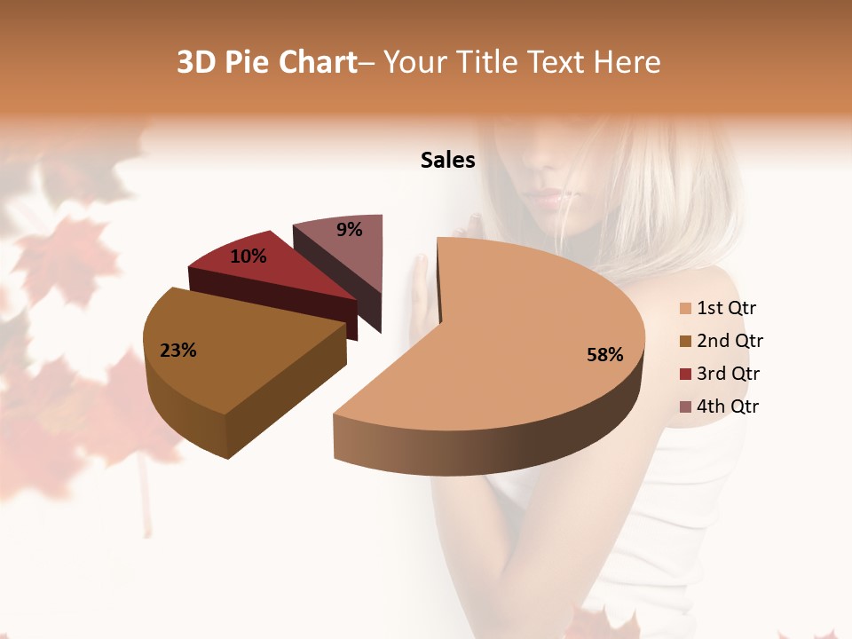 Poster Copy Space Woman PowerPoint Template