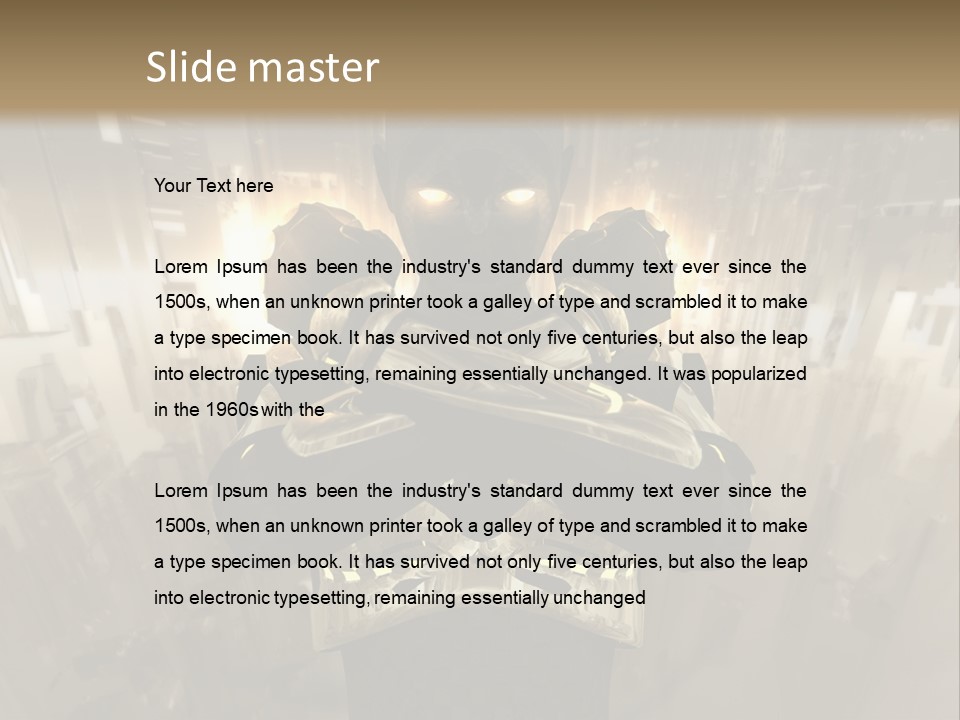 Graphic Machine Render PowerPoint Template
