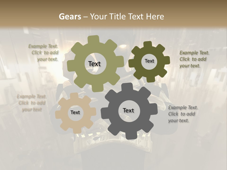 Graphic Machine Render PowerPoint Template