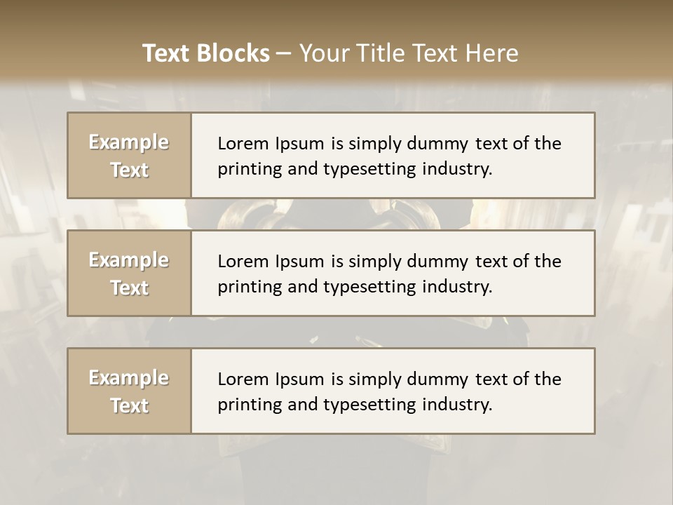 Graphic Machine Render PowerPoint Template
