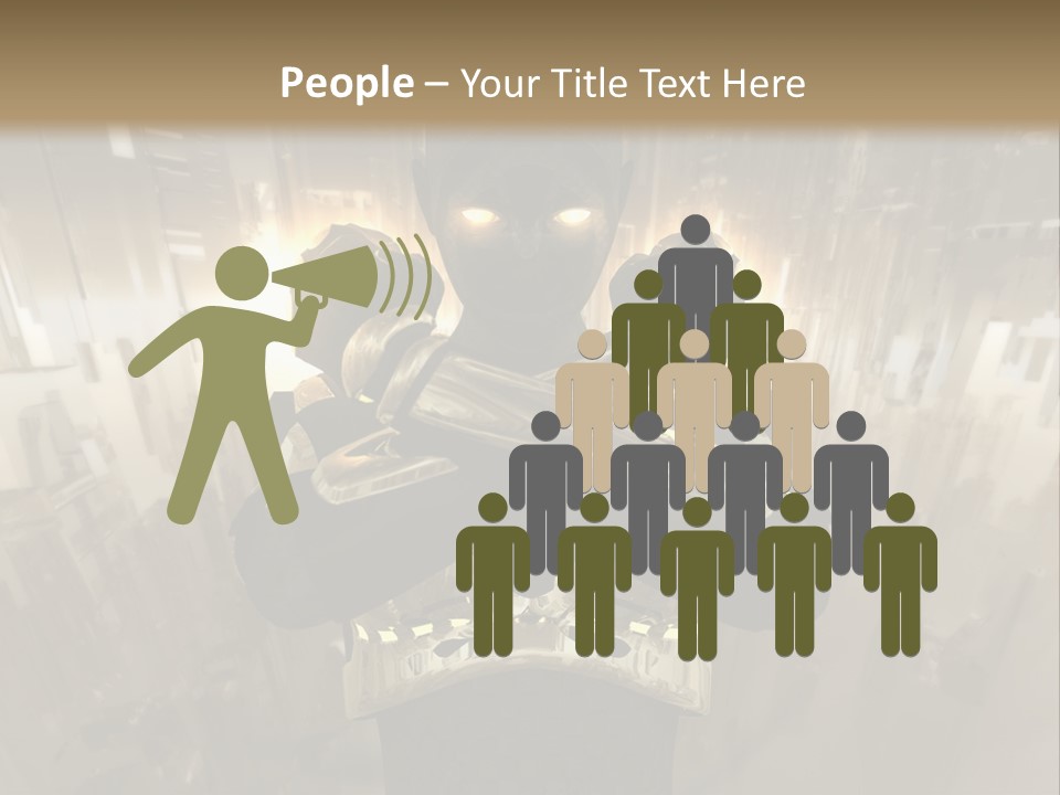 Graphic Machine Render PowerPoint Template