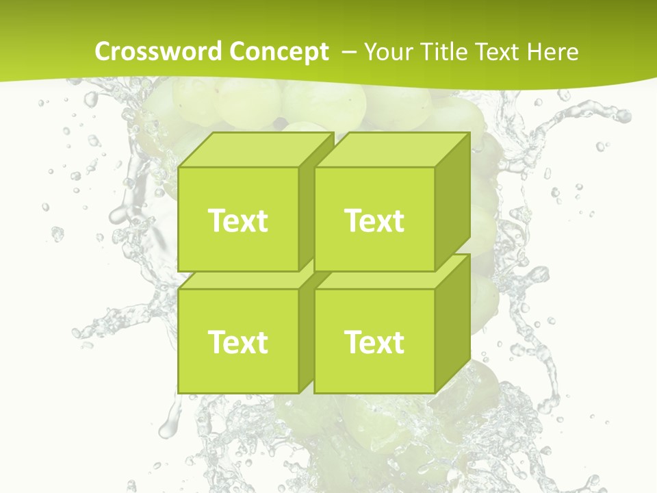 Wave Bunch Fruit PowerPoint Template