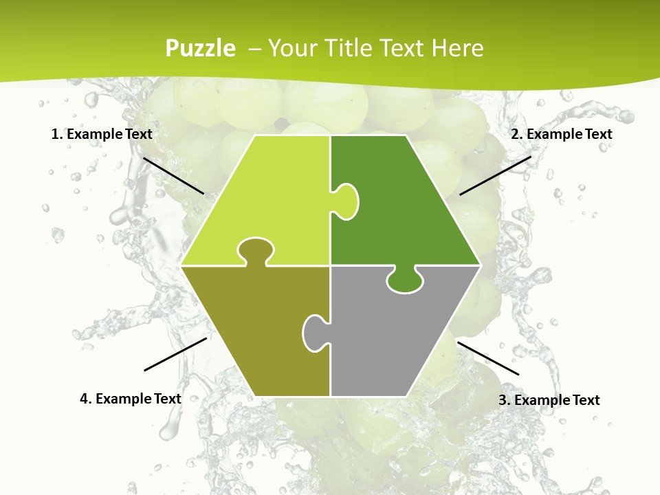 Wave Bunch Fruit PowerPoint Template