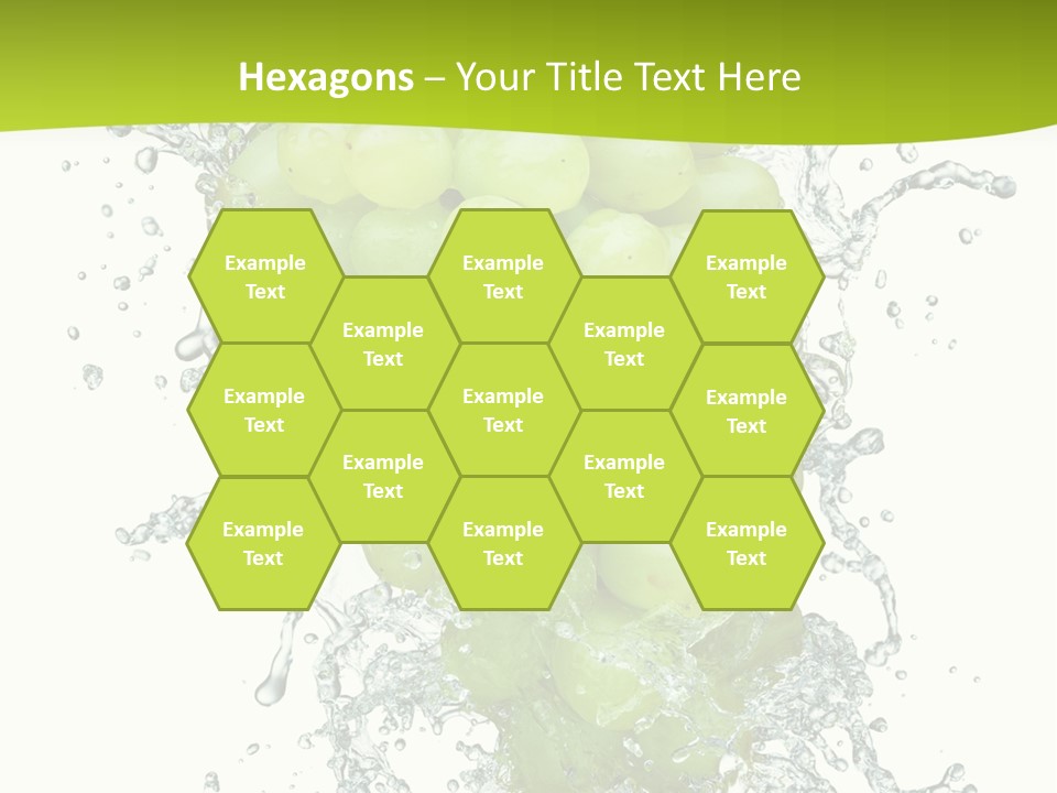 Wave Bunch Fruit PowerPoint Template