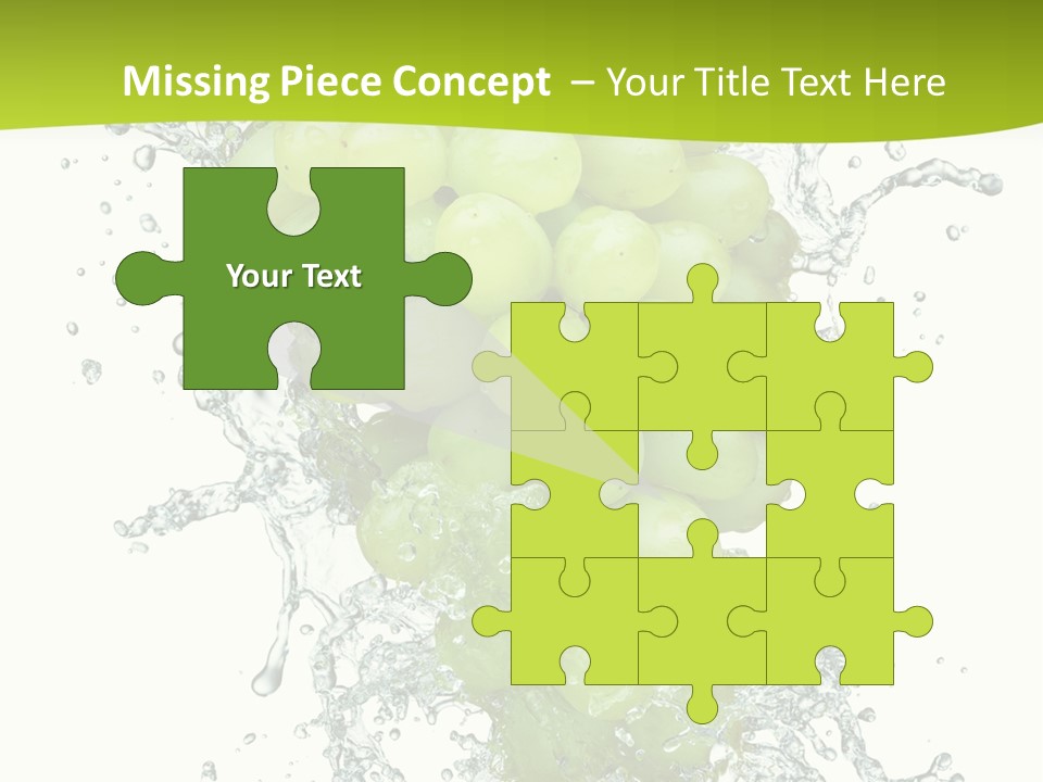 Wave Bunch Fruit PowerPoint Template