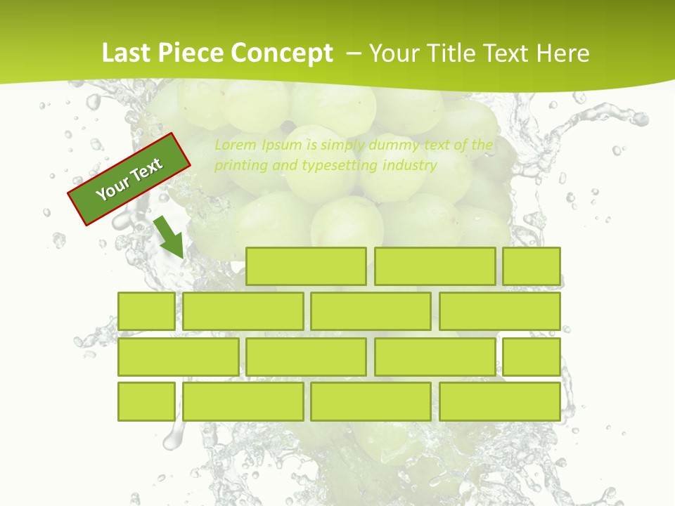 Wave Bunch Fruit PowerPoint Template