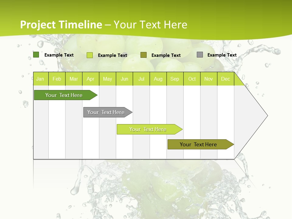 Wave Bunch Fruit PowerPoint Template