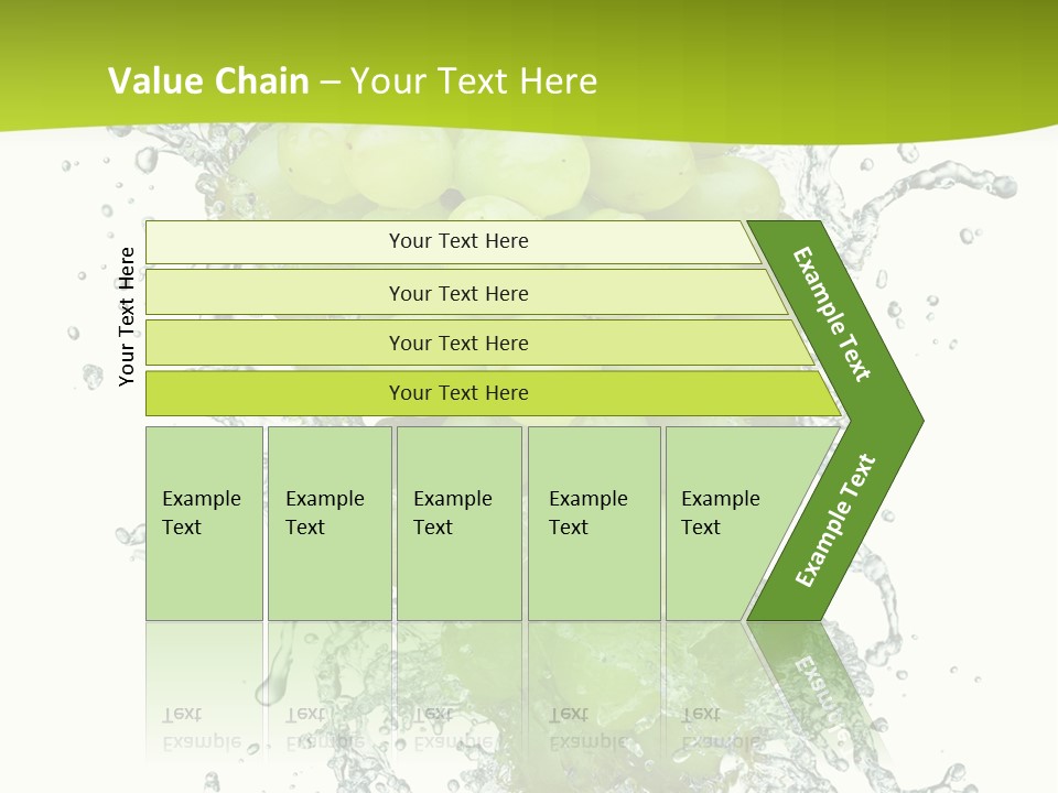 Wave Bunch Fruit PowerPoint Template