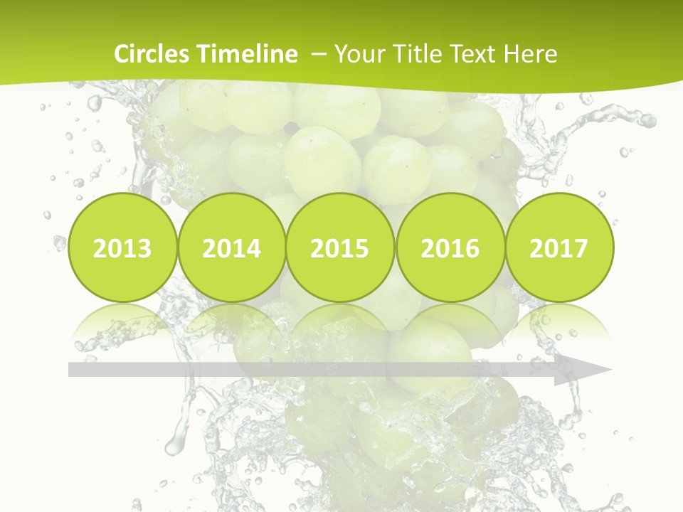 Wave Bunch Fruit PowerPoint Template