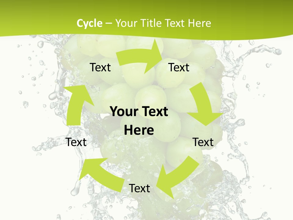 Wave Bunch Fruit PowerPoint Template