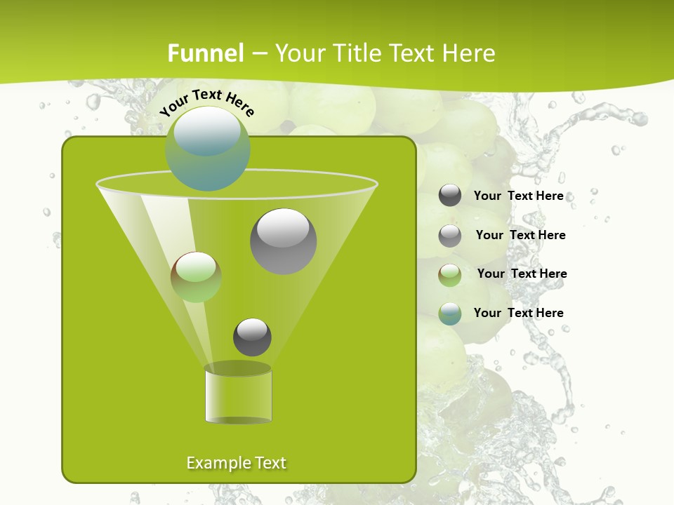 Wave Bunch Fruit PowerPoint Template