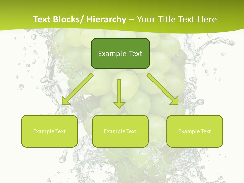 Wave Bunch Fruit PowerPoint Template