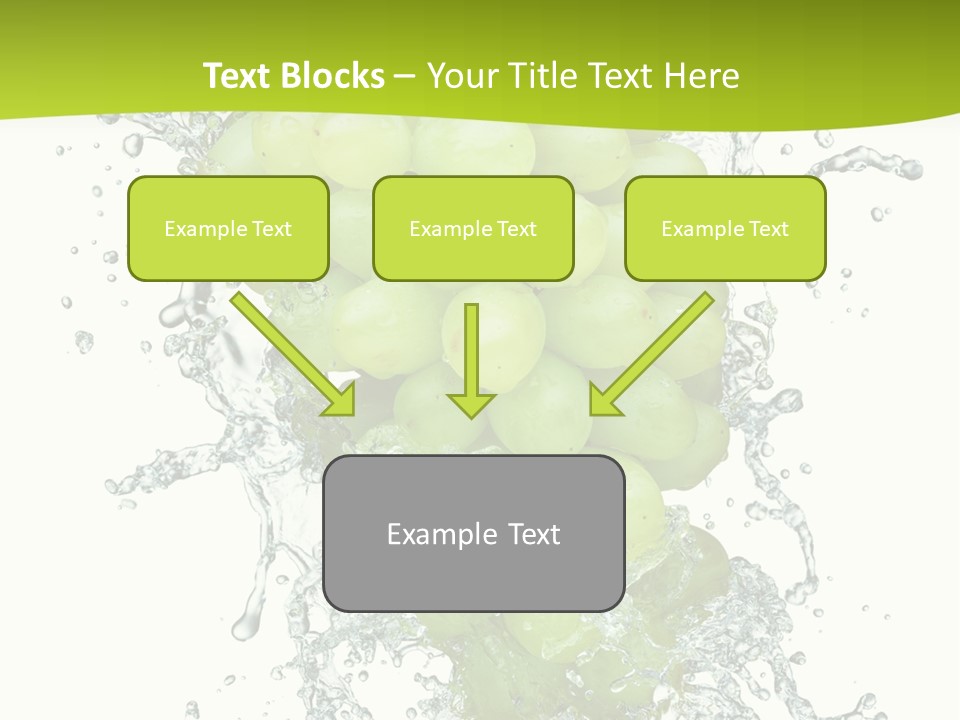 Wave Bunch Fruit PowerPoint Template