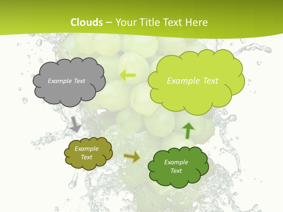 Wave Bunch Fruit PowerPoint Template