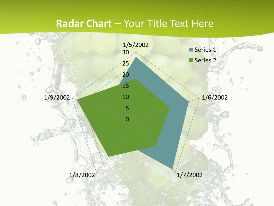 Wave Bunch Fruit PowerPoint Template