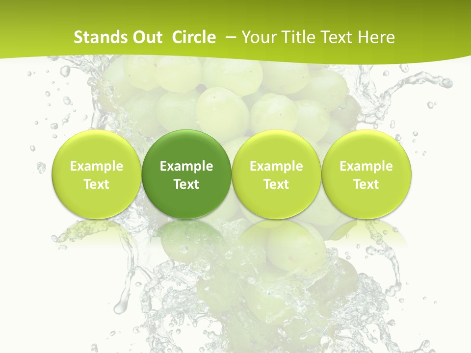 Wave Bunch Fruit PowerPoint Template