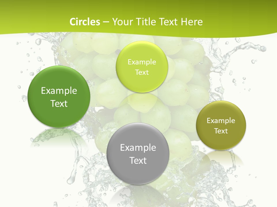 Wave Bunch Fruit PowerPoint Template