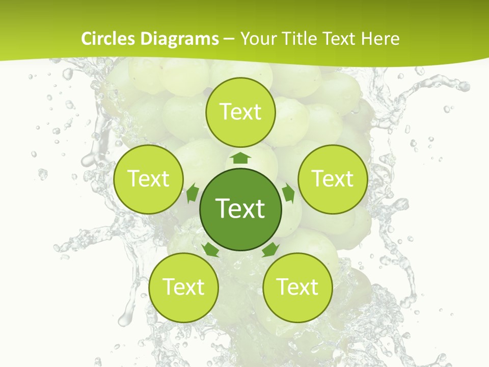 Wave Bunch Fruit PowerPoint Template