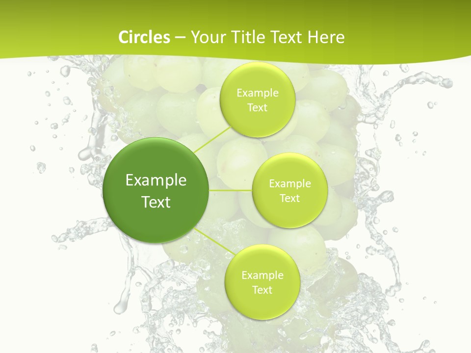 Wave Bunch Fruit PowerPoint Template