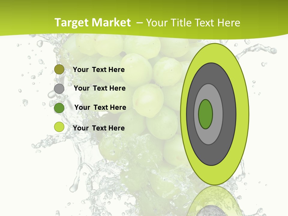Wave Bunch Fruit PowerPoint Template
