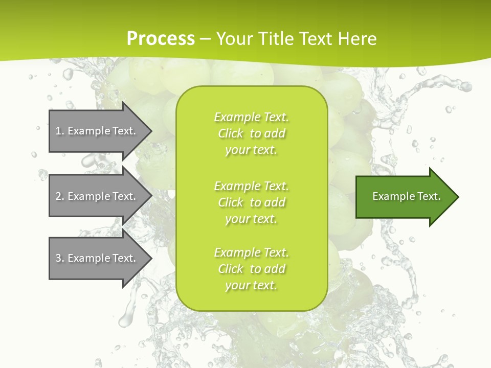 Wave Bunch Fruit PowerPoint Template