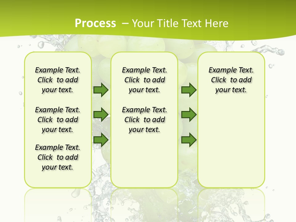 Wave Bunch Fruit PowerPoint Template