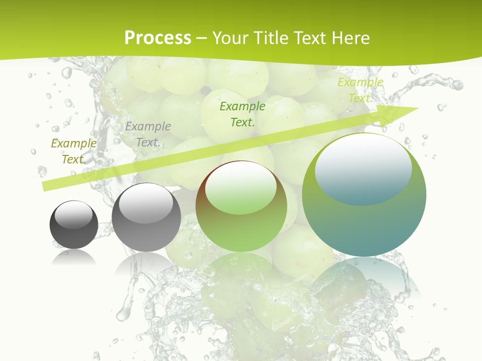 Wave Bunch Fruit PowerPoint Template