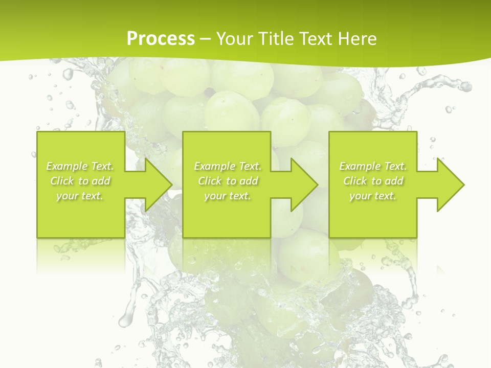 Wave Bunch Fruit PowerPoint Template