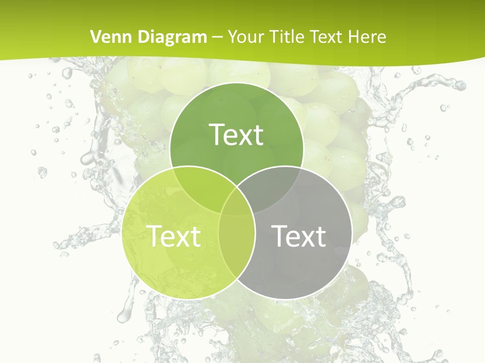 Wave Bunch Fruit PowerPoint Template