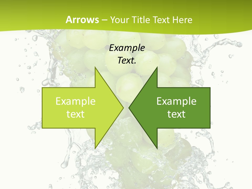 Wave Bunch Fruit PowerPoint Template