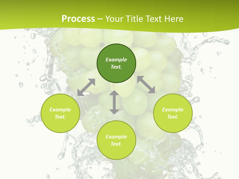 Wave Bunch Fruit PowerPoint Template