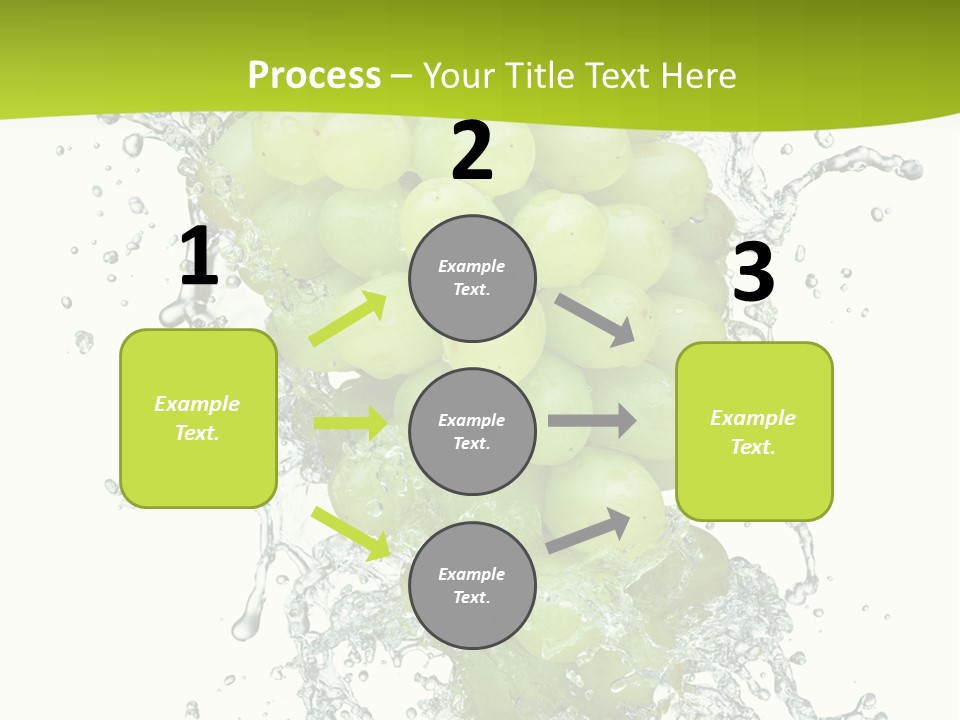 Wave Bunch Fruit PowerPoint Template