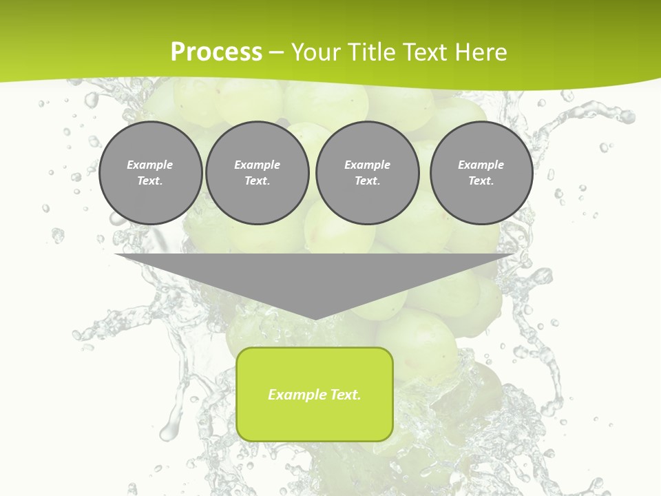 Wave Bunch Fruit PowerPoint Template